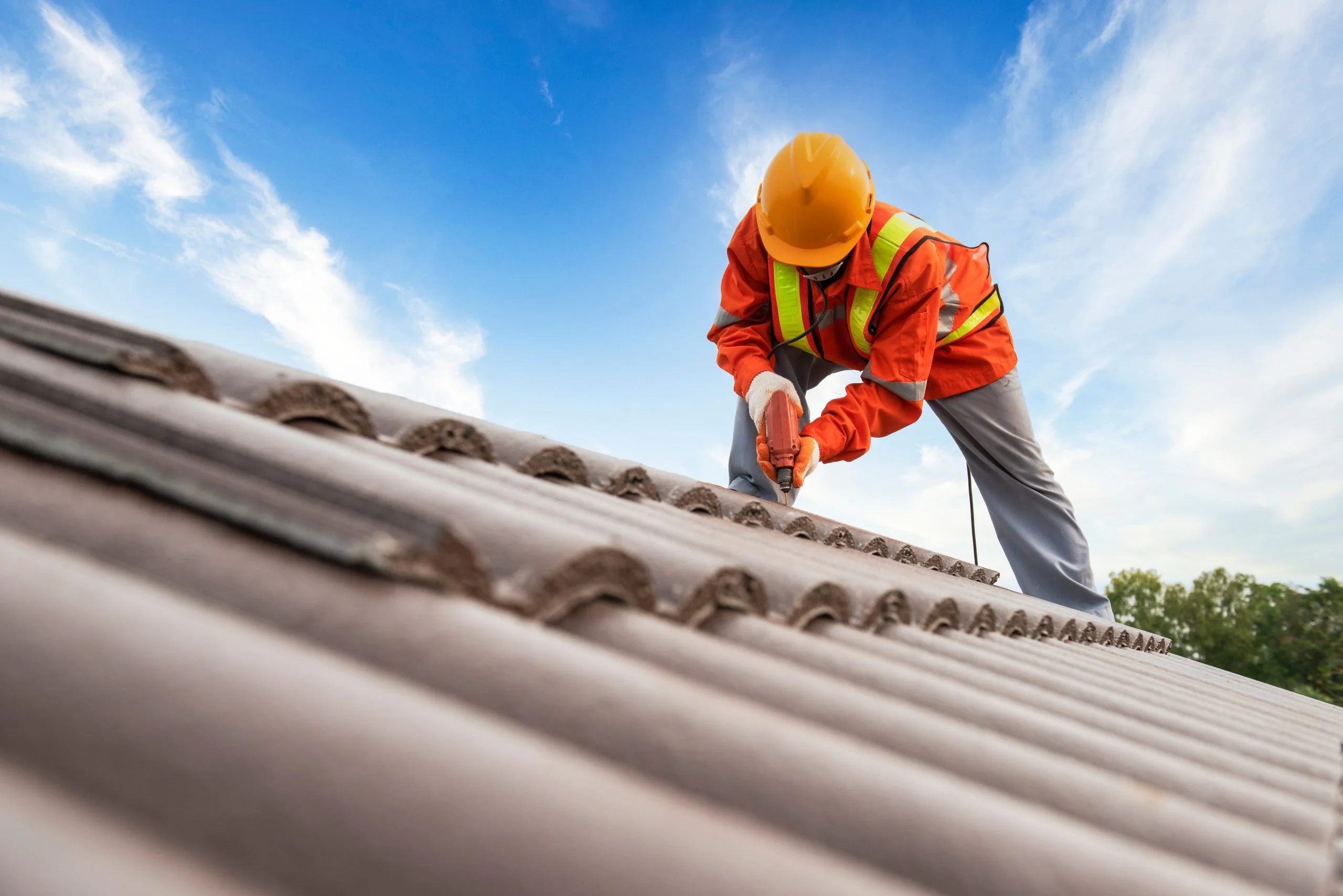 Innovate Roofing team working safely on a roof restoration project